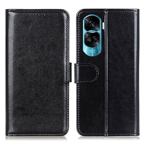 Custodia Portafoglio In Pelle Cover con Supporto M07L per Huawei Honor 90 Lite 5G Nero