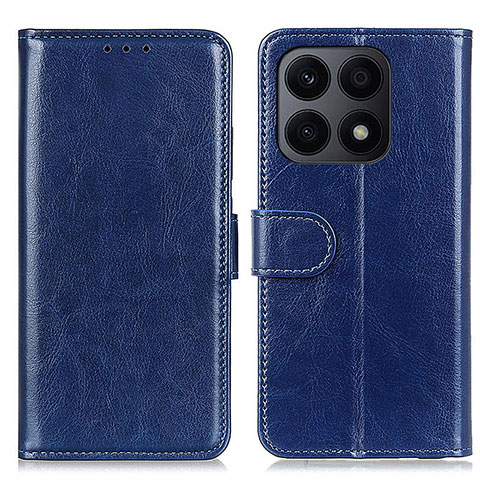 Custodia Portafoglio In Pelle Cover con Supporto M07L per Huawei Honor X8a 4G Blu