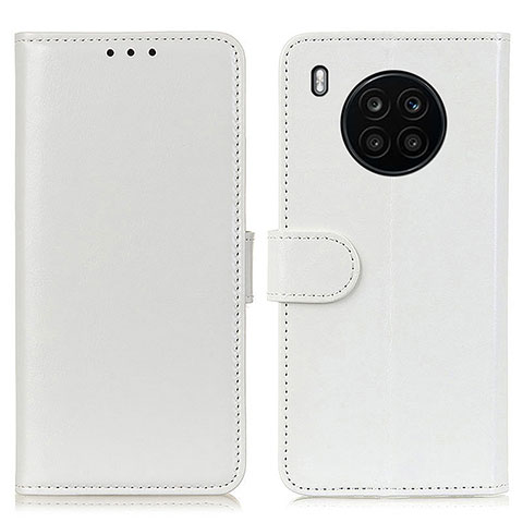 Custodia Portafoglio In Pelle Cover con Supporto M07L per Huawei Nova 8i Bianco