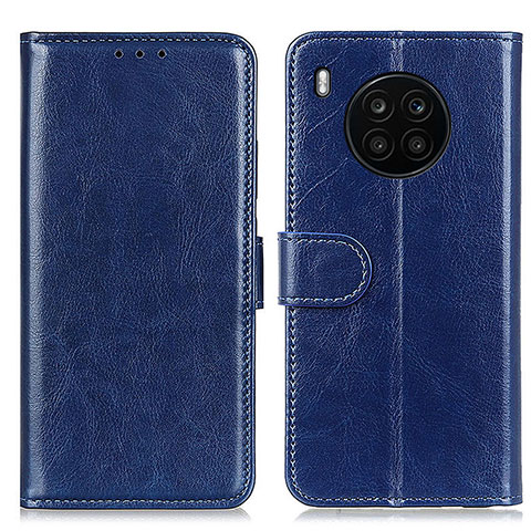 Custodia Portafoglio In Pelle Cover con Supporto M07L per Huawei Nova 8i Blu