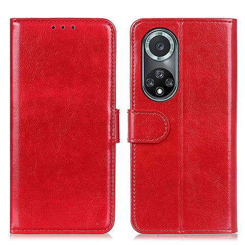 Custodia Portafoglio In Pelle Cover con Supporto M07L per Huawei Nova 9 Pro Rosso