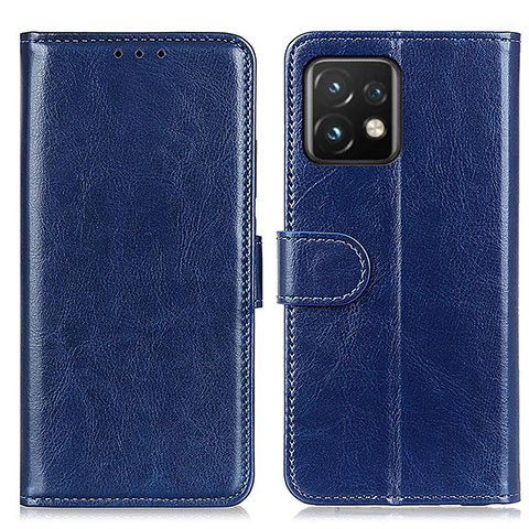 Custodia Portafoglio In Pelle Cover con Supporto M07L per Motorola Moto Edge 40 Pro 5G Blu