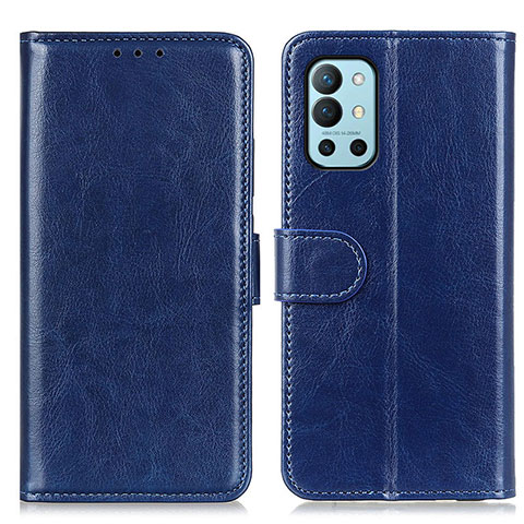 Custodia Portafoglio In Pelle Cover con Supporto M07L per OnePlus 9R 5G Blu