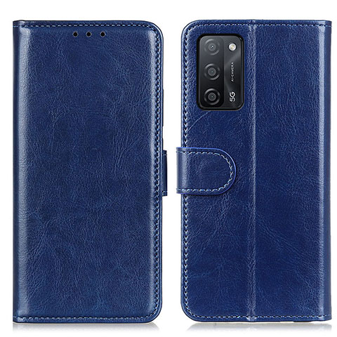 Custodia Portafoglio In Pelle Cover con Supporto M07L per Oppo A53s 5G Blu