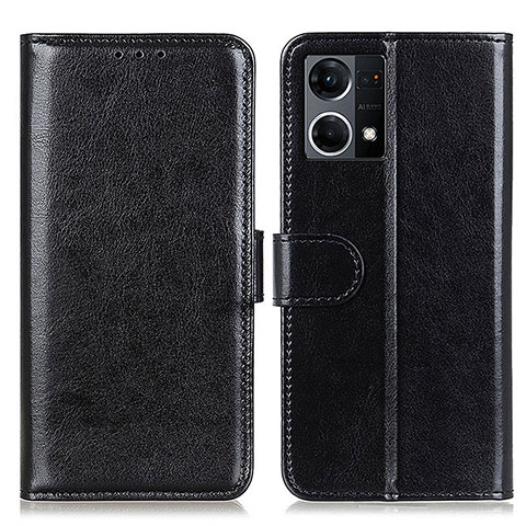 Custodia Portafoglio In Pelle Cover con Supporto M07L per Oppo F21s Pro 4G Nero