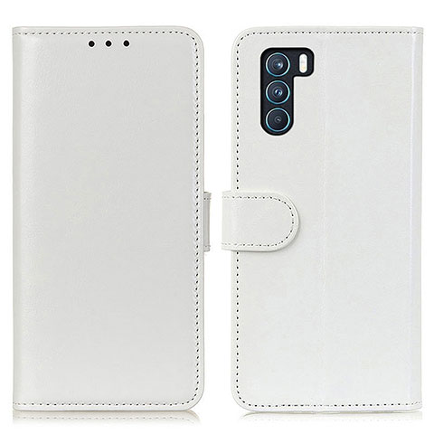 Custodia Portafoglio In Pelle Cover con Supporto M07L per Oppo K9 Pro 5G Bianco