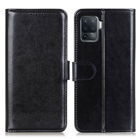 Custodia Portafoglio In Pelle Cover con Supporto M07L per Oppo Reno5 Lite Nero