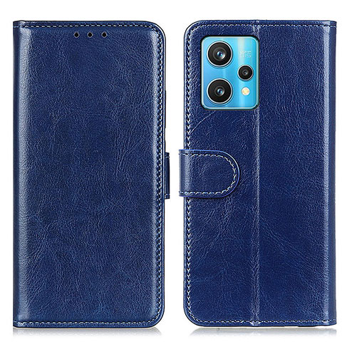 Custodia Portafoglio In Pelle Cover con Supporto M07L per Realme 9 5G Blu