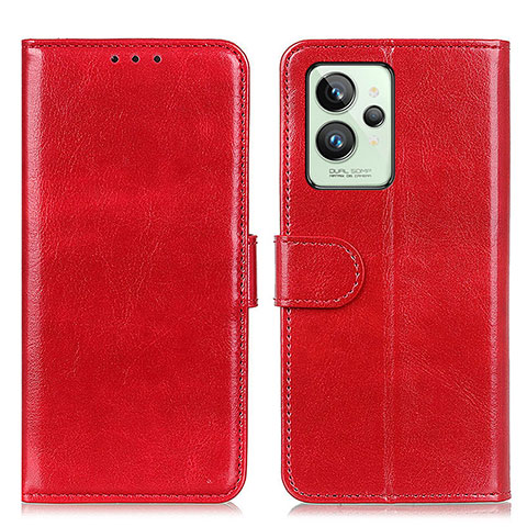 Custodia Portafoglio In Pelle Cover con Supporto M07L per Realme GT2 Pro 5G Rosso