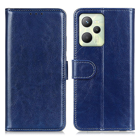 Custodia Portafoglio In Pelle Cover con Supporto M07L per Realme Narzo 50A Prime Blu