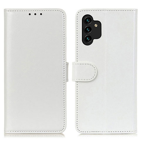 Custodia Portafoglio In Pelle Cover con Supporto M07L per Samsung Galaxy A13 4G Bianco