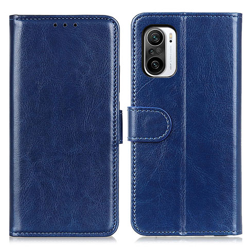 Custodia Portafoglio In Pelle Cover con Supporto M07L per Xiaomi Mi 11i 5G Blu