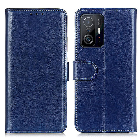 Custodia Portafoglio In Pelle Cover con Supporto M07L per Xiaomi Mi 11T 5G Blu