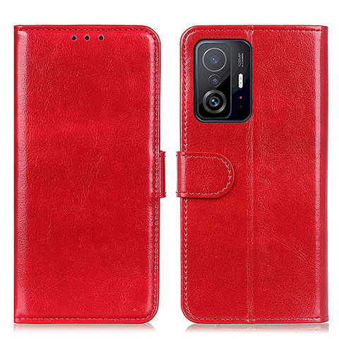 Custodia Portafoglio In Pelle Cover con Supporto M07L per Xiaomi Mi 11T 5G Rosso