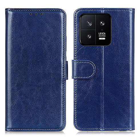 Custodia Portafoglio In Pelle Cover con Supporto M07L per Xiaomi Mi 13 5G Blu