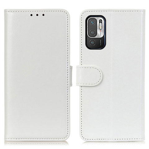 Custodia Portafoglio In Pelle Cover con Supporto M07L per Xiaomi POCO M3 Pro 5G Bianco