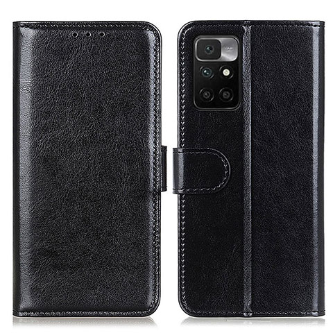 Custodia Portafoglio In Pelle Cover con Supporto M07L per Xiaomi Redmi 10 (2022) Nero