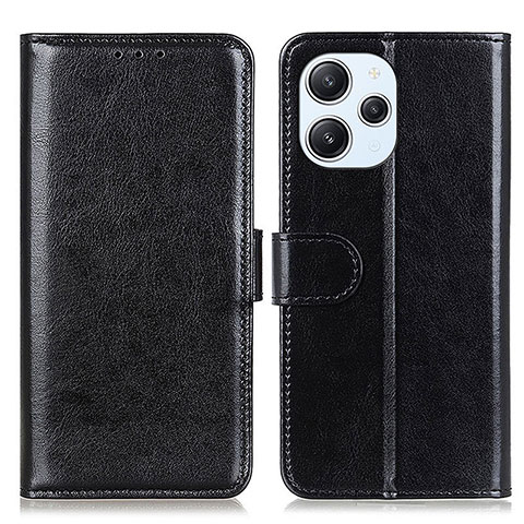 Custodia Portafoglio In Pelle Cover con Supporto M07L per Xiaomi Redmi 12 4G Nero