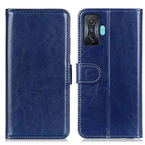 Custodia Portafoglio In Pelle Cover con Supporto M07L per Xiaomi Redmi K50 Gaming 5G Blu