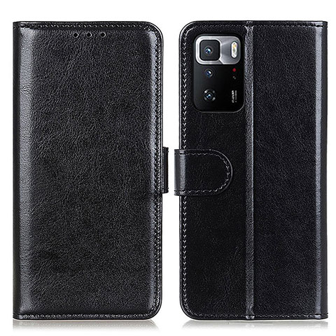 Custodia Portafoglio In Pelle Cover con Supporto M07L per Xiaomi Redmi Note 10 Pro 5G Nero