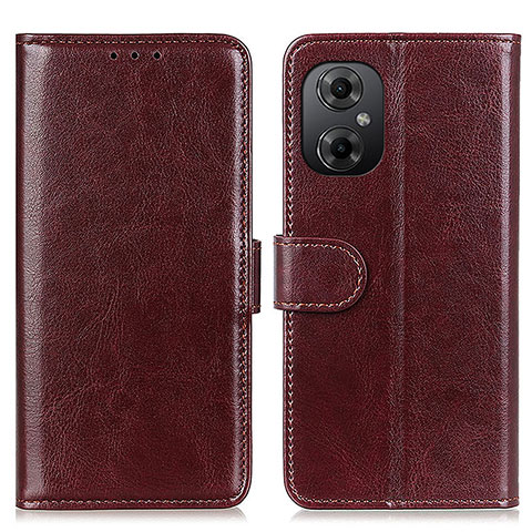 Custodia Portafoglio In Pelle Cover con Supporto M07L per Xiaomi Redmi Note 11R 5G Marrone