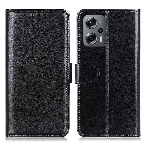 Custodia Portafoglio In Pelle Cover con Supporto M07L per Xiaomi Redmi Note 11T Pro+ Plus 5G Nero