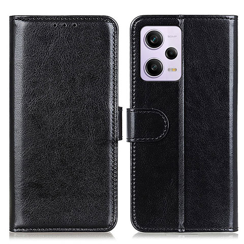 Custodia Portafoglio In Pelle Cover con Supporto M07L per Xiaomi Redmi Note 12 Pro 5G Nero