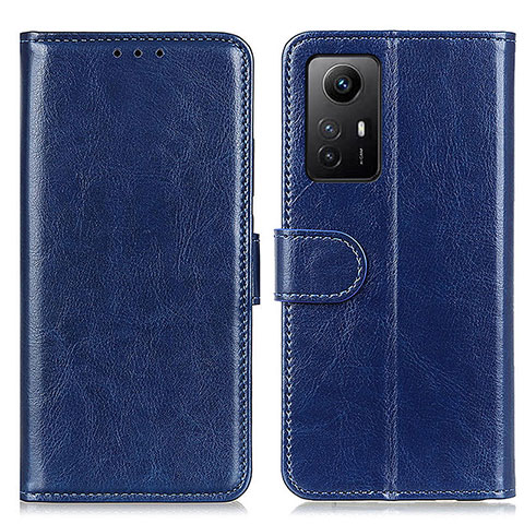 Custodia Portafoglio In Pelle Cover con Supporto M07L per Xiaomi Redmi Note 12S Blu