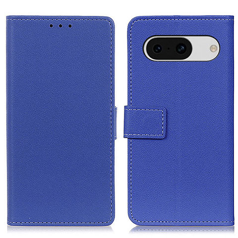 Custodia Portafoglio In Pelle Cover con Supporto M08L per Google Pixel 8a 5G Blu