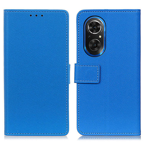 Custodia Portafoglio In Pelle Cover con Supporto M08L per Huawei Honor 50 SE 5G Blu