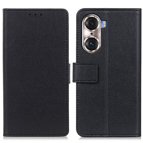 Custodia Portafoglio In Pelle Cover con Supporto M08L per Huawei Honor 60 5G Nero