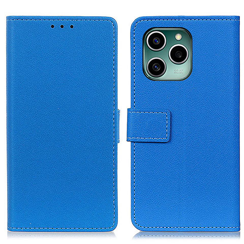 Custodia Portafoglio In Pelle Cover con Supporto M08L per Huawei Honor 60 SE 5G Blu