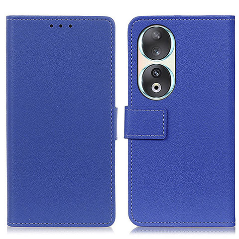 Custodia Portafoglio In Pelle Cover con Supporto M08L per Huawei Honor 90 5G Blu