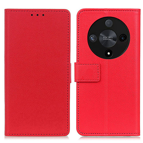 Custodia Portafoglio In Pelle Cover con Supporto M08L per Huawei Honor X9b 5G Rosso