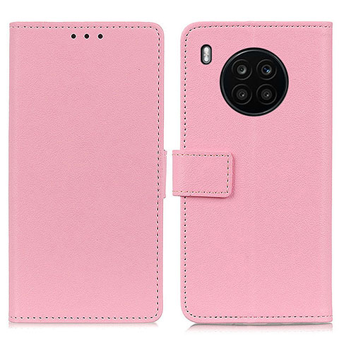 Custodia Portafoglio In Pelle Cover con Supporto M08L per Huawei Nova 8i Rosa