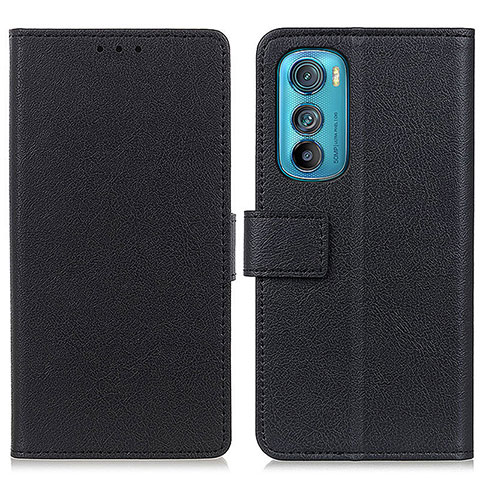 Custodia Portafoglio In Pelle Cover con Supporto M08L per Motorola Moto Edge 30 5G Nero