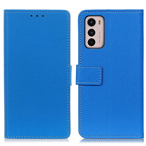 Custodia Portafoglio In Pelle Cover con Supporto M08L per Motorola Moto G42 Blu