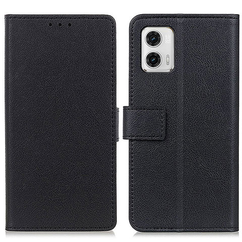 Custodia Portafoglio In Pelle Cover con Supporto M08L per Motorola Moto G73 5G Nero