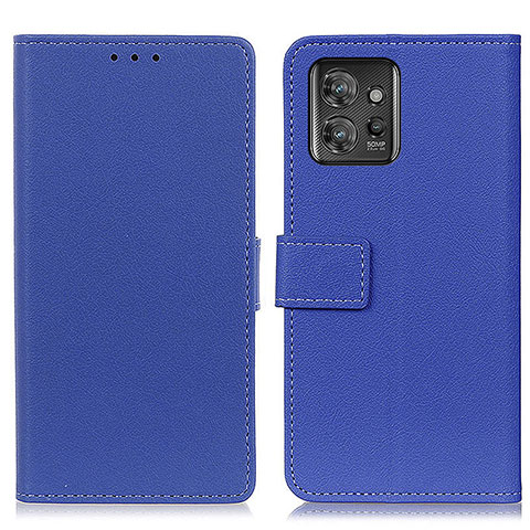 Custodia Portafoglio In Pelle Cover con Supporto M08L per Motorola ThinkPhone 5G Blu