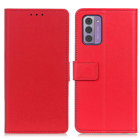 Custodia Portafoglio In Pelle Cover con Supporto M08L per Nokia G310 5G Rosso