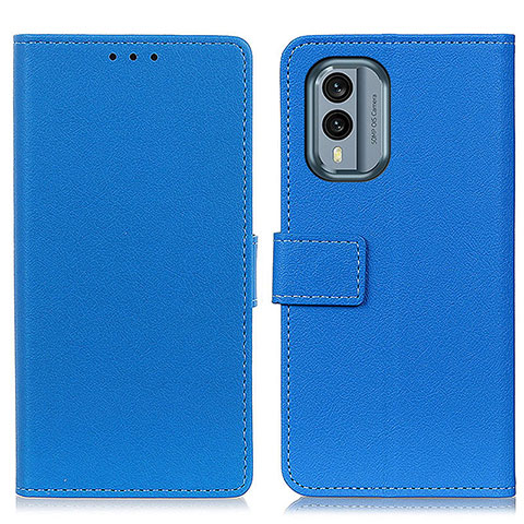 Custodia Portafoglio In Pelle Cover con Supporto M08L per Nokia X30 5G Blu