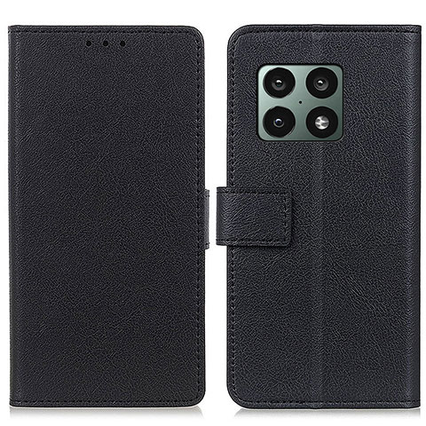 Custodia Portafoglio In Pelle Cover con Supporto M08L per OnePlus 10 Pro 5G Nero