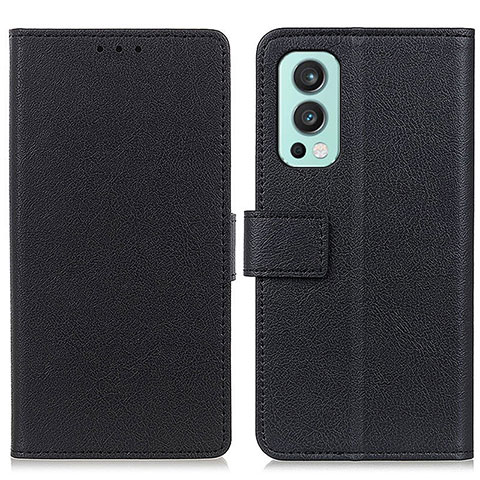 Custodia Portafoglio In Pelle Cover con Supporto M08L per OnePlus Nord 2 5G Nero