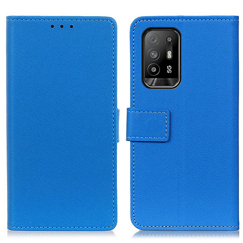 Custodia Portafoglio In Pelle Cover con Supporto M08L per Oppo A94 5G Blu