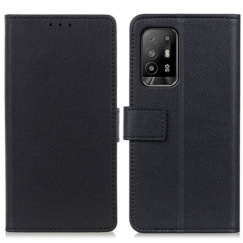 Custodia Portafoglio In Pelle Cover con Supporto M08L per Oppo Reno5 Z 5G Nero