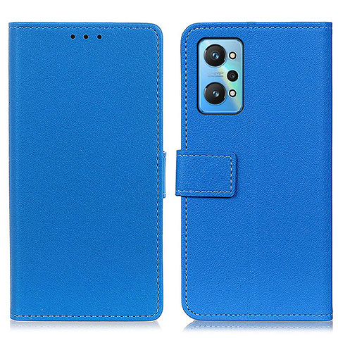 Custodia Portafoglio In Pelle Cover con Supporto M08L per Realme GT Neo 3T 5G Blu