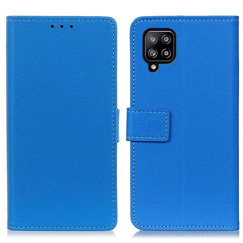 Custodia Portafoglio In Pelle Cover con Supporto M08L per Samsung Galaxy A22 4G Blu