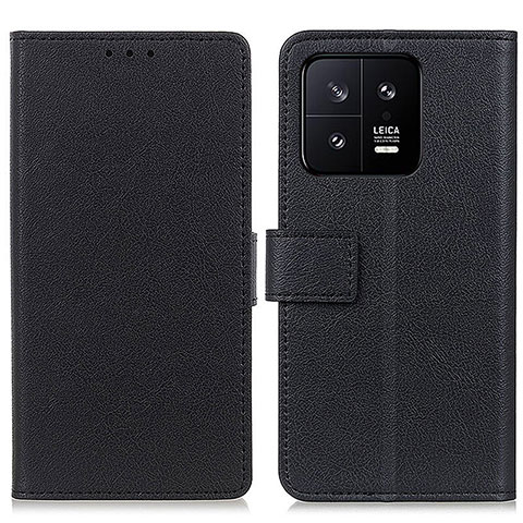 Custodia Portafoglio In Pelle Cover con Supporto M08L per Xiaomi Mi 13 5G Nero