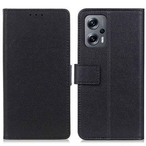 Custodia Portafoglio In Pelle Cover con Supporto M08L per Xiaomi Poco X4 GT 5G Nero