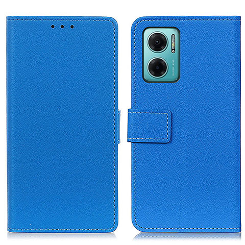 Custodia Portafoglio In Pelle Cover con Supporto M08L per Xiaomi Redmi 11 Prime 5G Blu